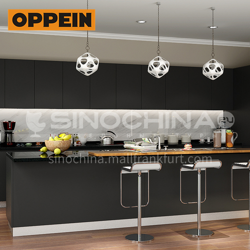 Modern design  UV lacquer with HDF kitchen cabinet-OP16-L14